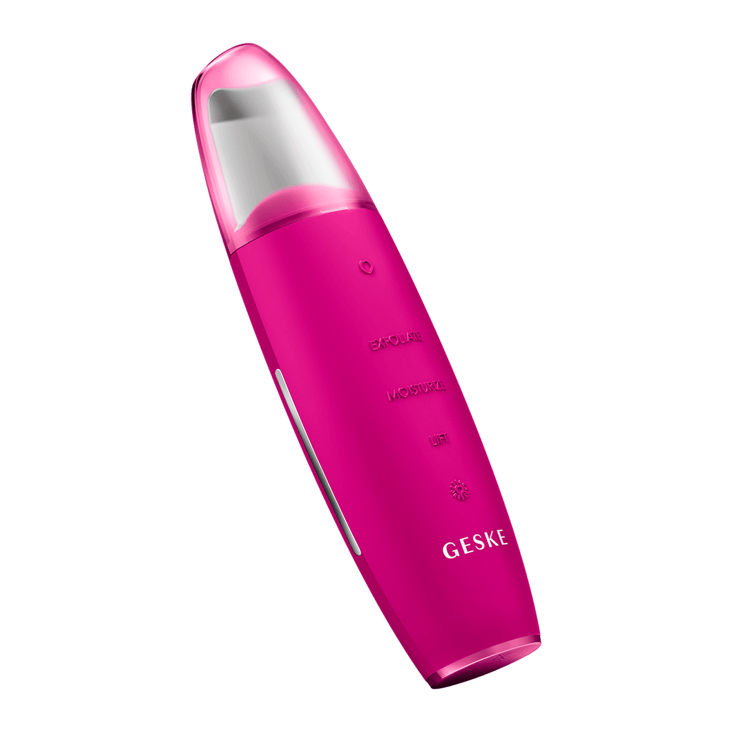 Geske MicroCurrent Skin Scrubber Black Head Remover 9in1 Magenta