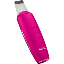 Load image into Gallery viewer, Geske MicroCurrent Skin Scrubber Black Head Remover 9in1 Magenta
