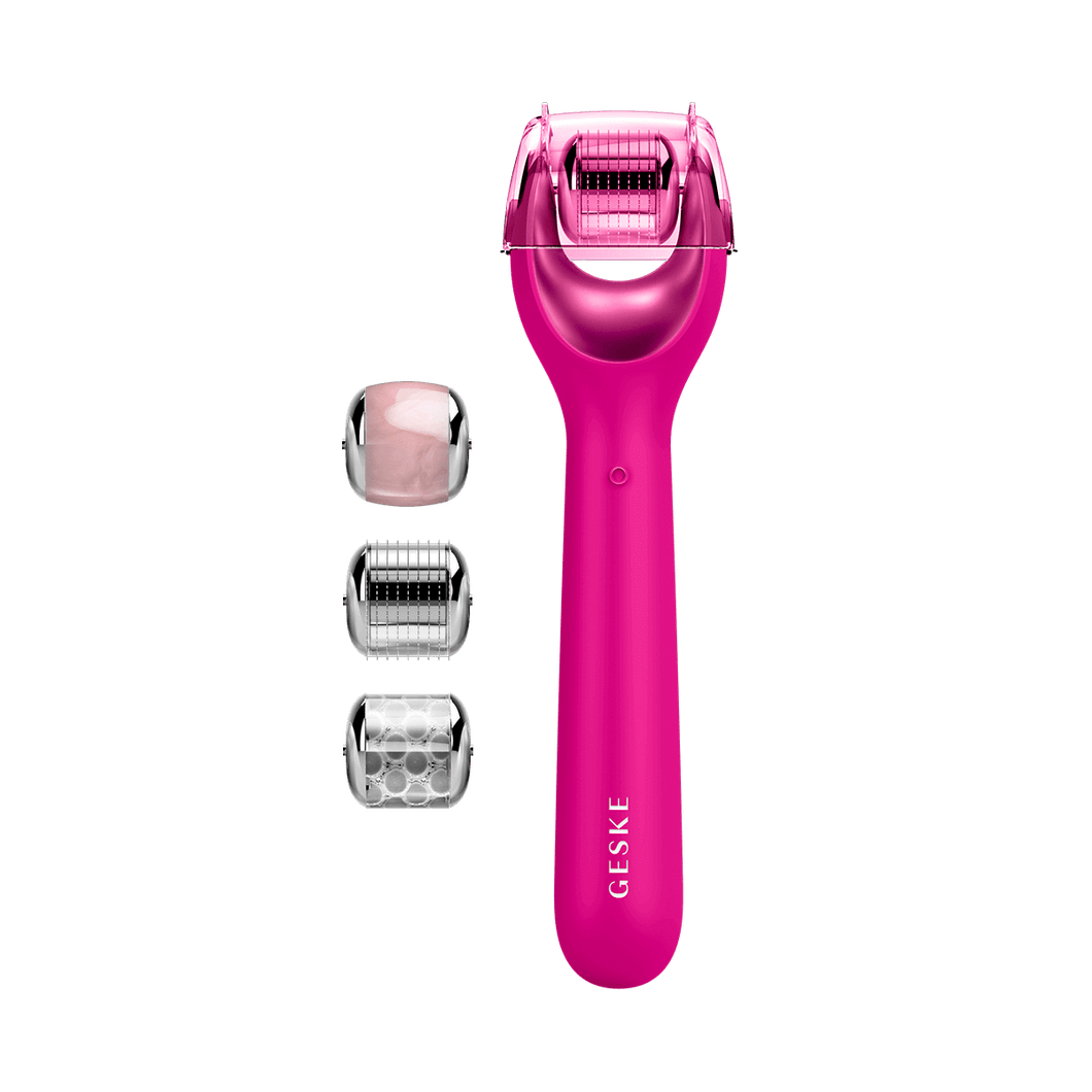 Geske Micro Needle Face Roller 9 in 1 Magenta